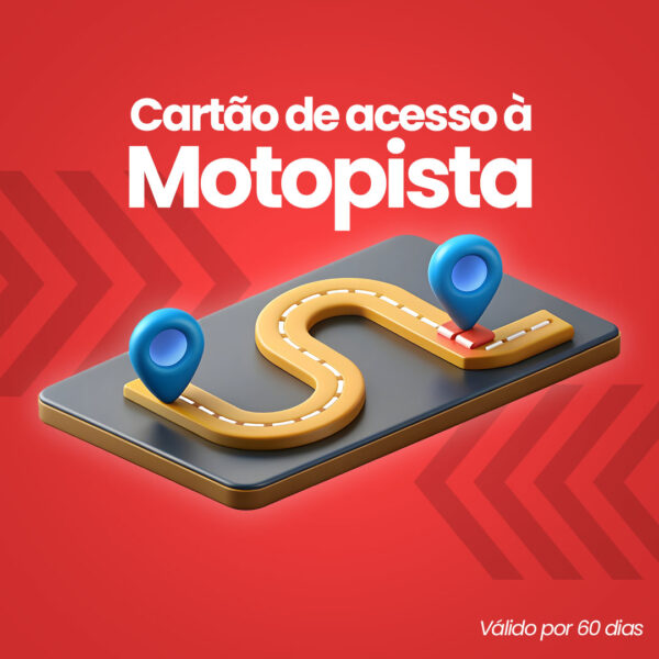 Cartão de acesso à Motopista - Válido por 60 dias