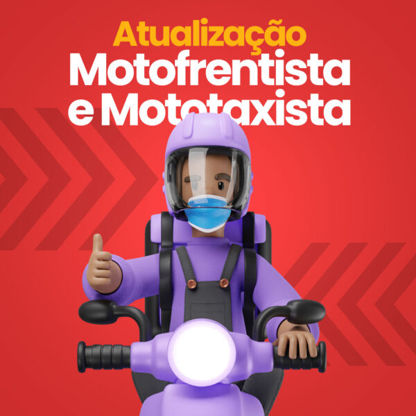 Atualização de Curso de Motofrentista e Mototaxista